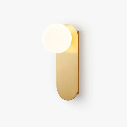 Elegant Flat Base Globe Sconce - Adjustable Lighting & Modern Design
