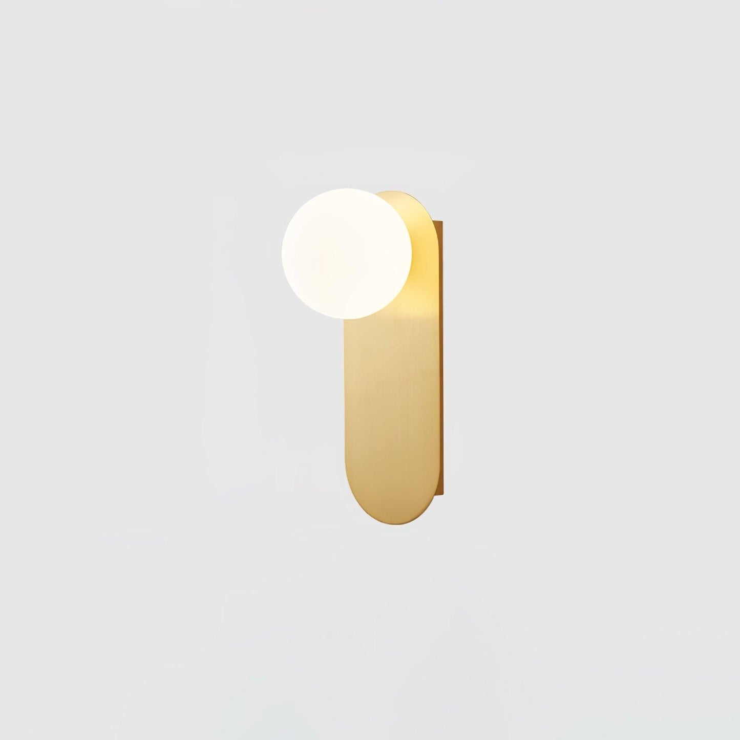 Elegant Flat Base Globe Sconce - Adjustable Lighting & Modern Design