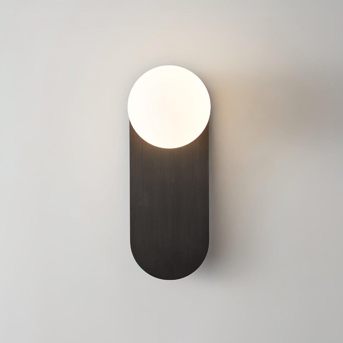 Elegant Flat Base Globe Sconce - Adjustable Lighting & Modern Design