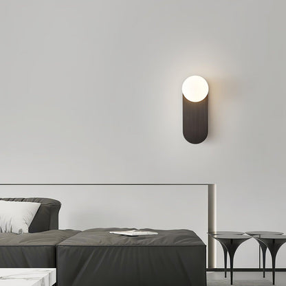 Elegant Flat Base Globe Sconce - Adjustable Lighting & Modern Design