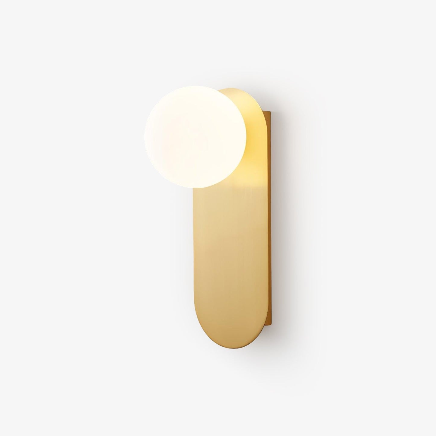 Elegant Flat Base Globe Sconce - Adjustable Lighting & Modern Design
