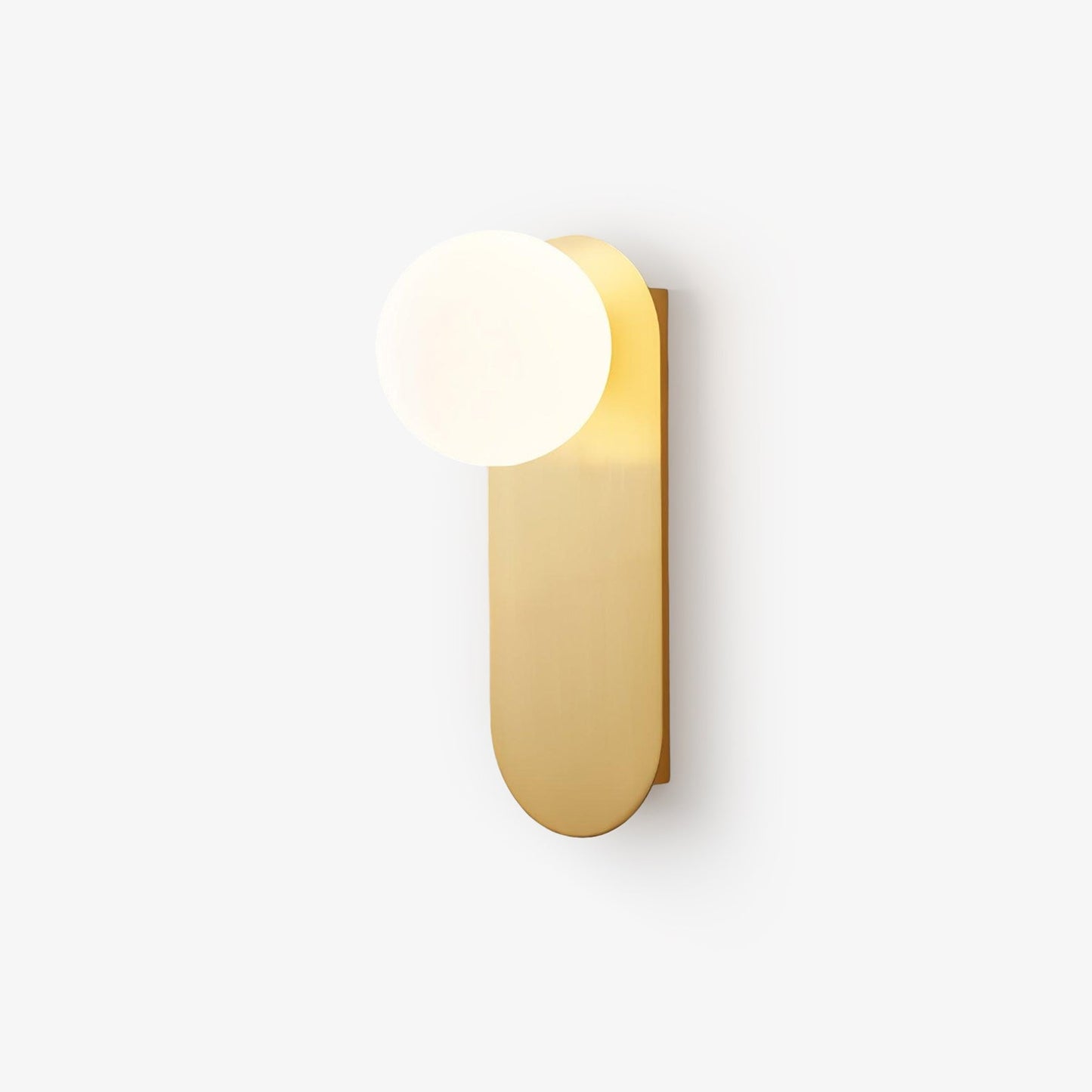 Elegant Flat Base Globe Sconce - Adjustable Lighting & Modern Design