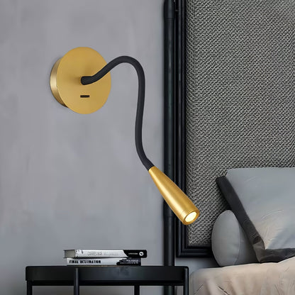 Adjustable Flexi Hose Wall Light with Energy-Efficient LED and Modern