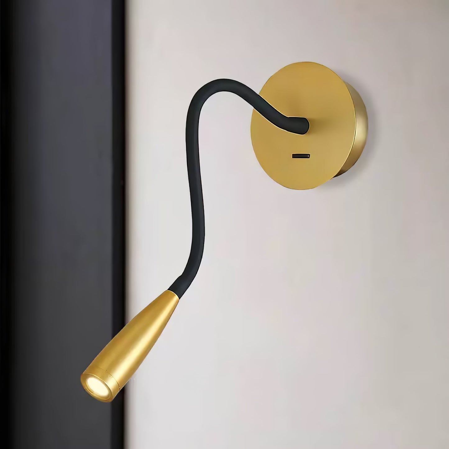 Adjustable Flexi Hose Wall Light with Energy-Efficient LED and Modern