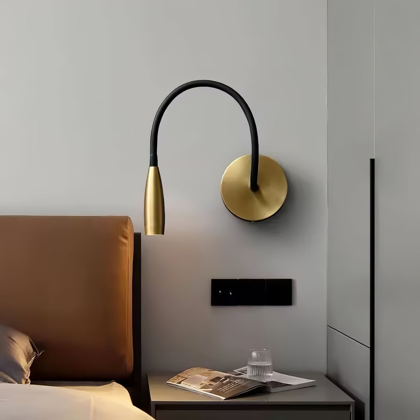Adjustable Flexi Hose Wall Light with Energy-Efficient LED and Modern