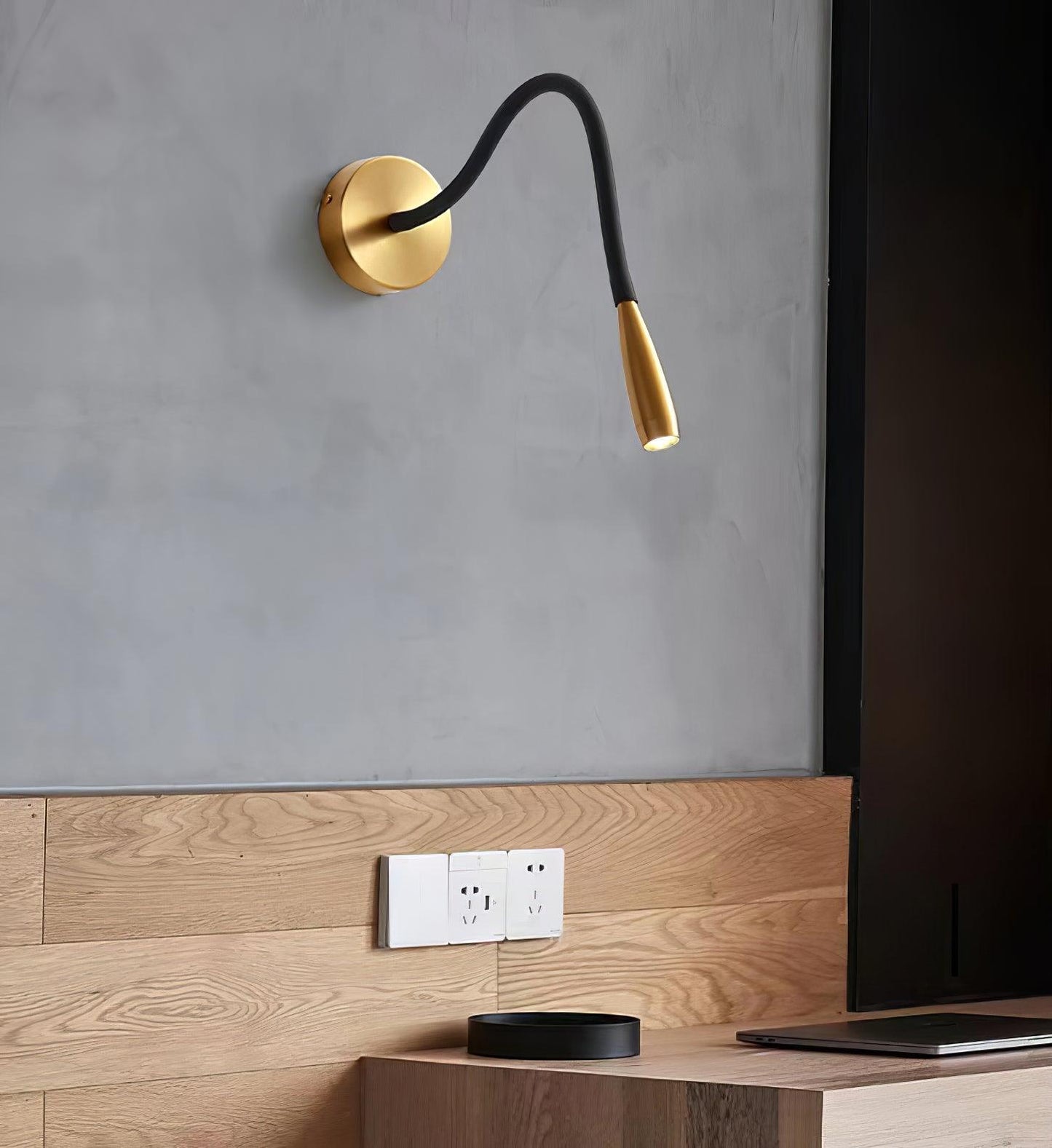 Adjustable Flexi Hose Wall Light with Energy-Efficient LED and Modern