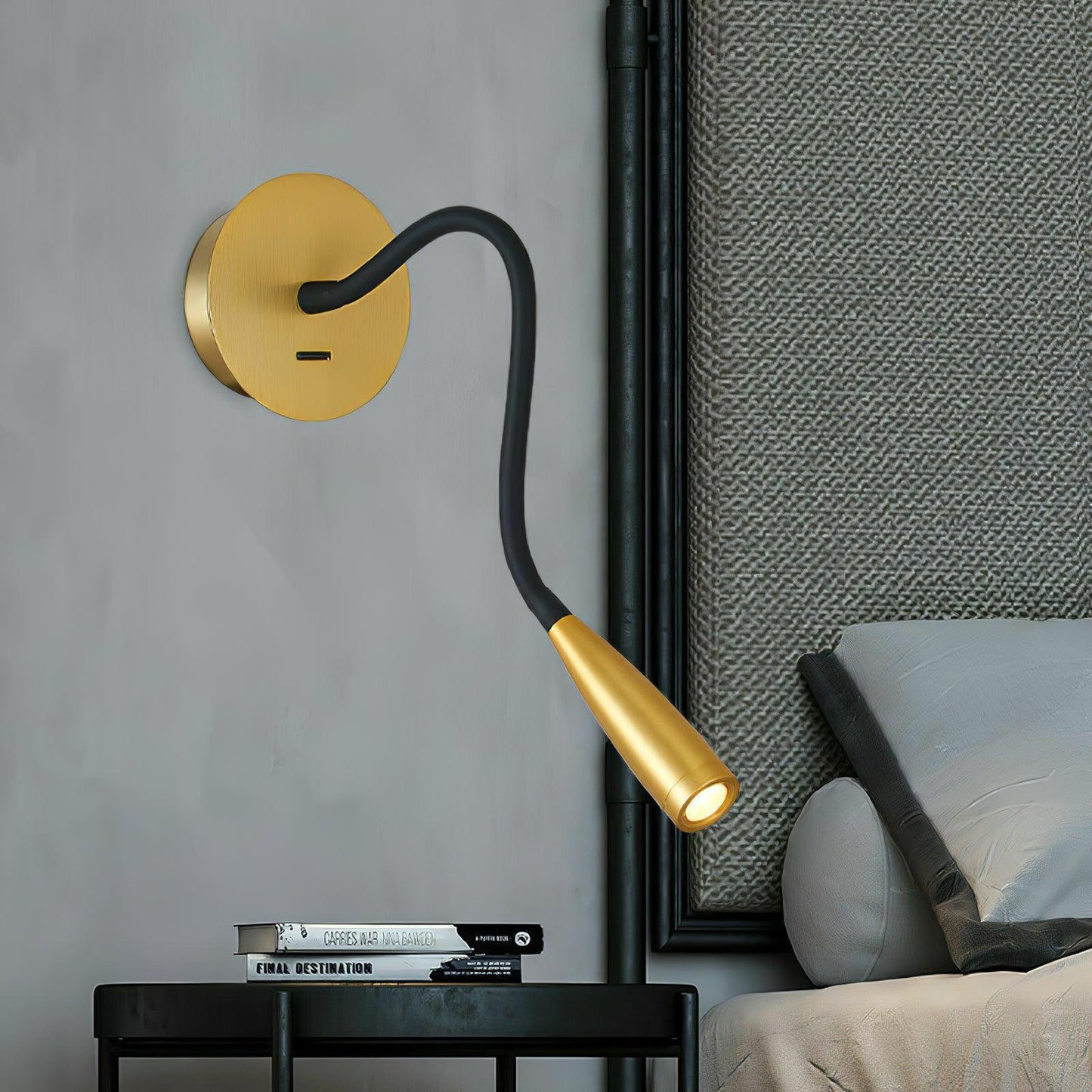 Adjustable Flexi Hose Wall Light with Energy-Efficient LED and Modern