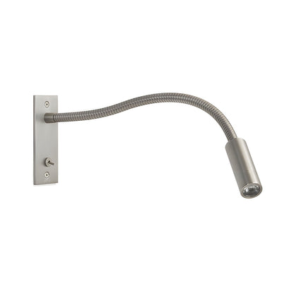 Adjustable Flexible Gooseneck Wall Lamp with USB Charging Port