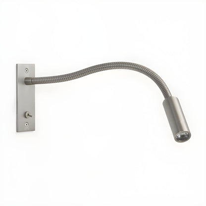 Adjustable Flexible Gooseneck Wall Lamp with USB Charging Port