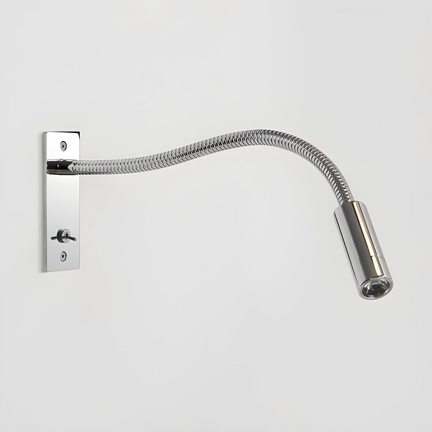 Adjustable Flexible Gooseneck Wall Lamp with USB Charging Port
