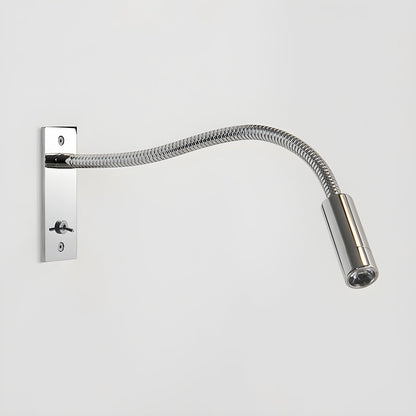 Adjustable Flexible Gooseneck Wall Lamp with USB Charging Port