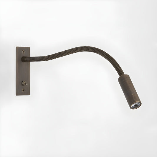 Adjustable Flexible Gooseneck Wall Lamp with USB Charging Port