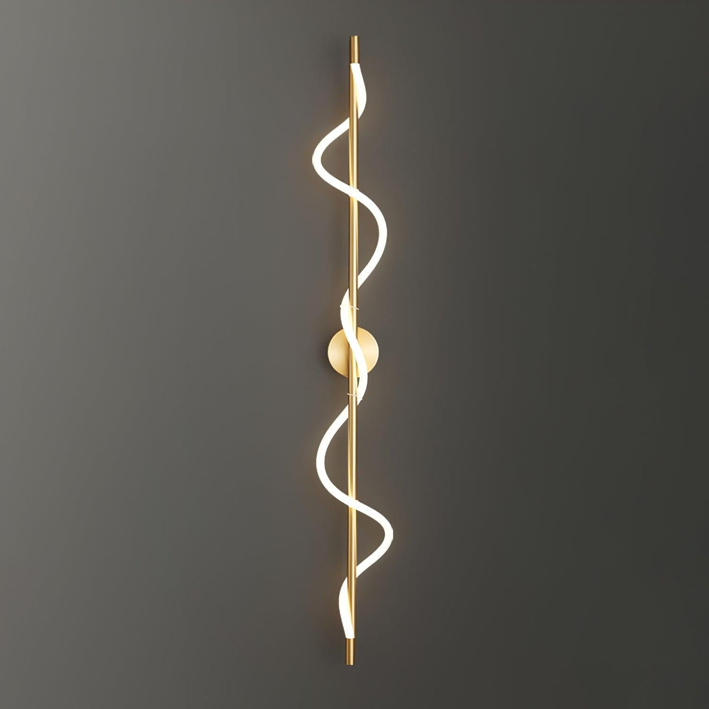 Adjustable Flexible Linear Wall Lamp with Dimmable LED and Modern Desi