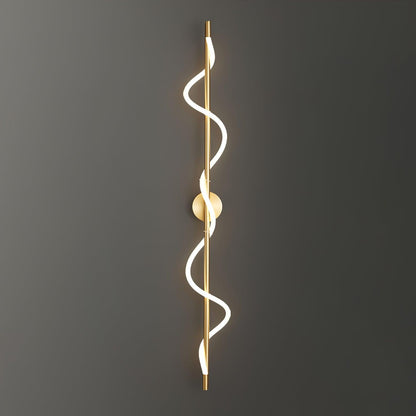 Adjustable Flexible Linear Wall Lamp with Dimmable LED and Modern Desi