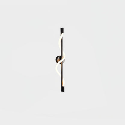 Adjustable Flexible Linear Wall Lamp with Dimmable LED and Modern Desi