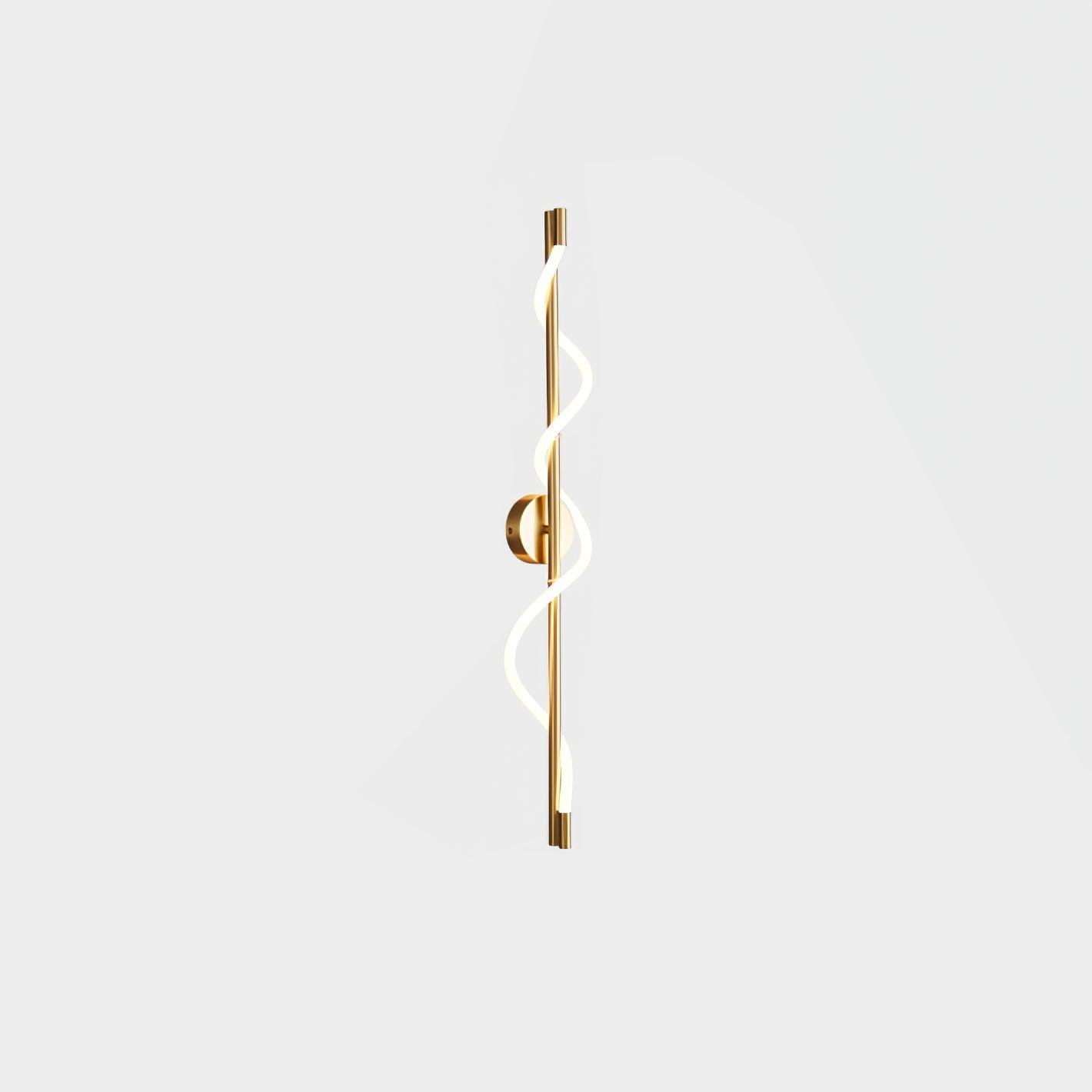 Adjustable Flexible Linear Wall Lamp with Dimmable LED and Modern Desi