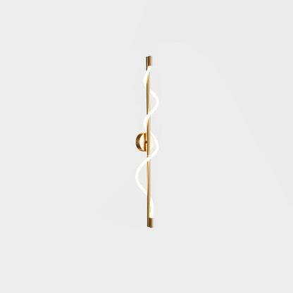 Adjustable Flexible Linear Wall Lamp with Dimmable LED and Modern Desi