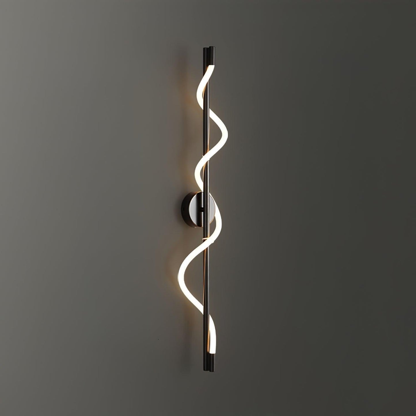 Adjustable Flexible Linear Wall Lamp with Dimmable LED and Modern Desi