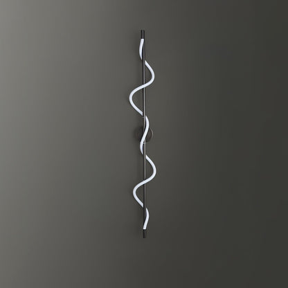 Adjustable Flexible Linear Wall Lamp with Dimmable LED and Modern Desi