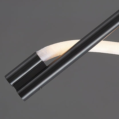 Adjustable Flexible Linear Wall Lamp with Dimmable LED and Modern Desi
