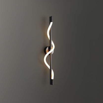 Adjustable Flexible Linear Wall Lamp with Dimmable LED and Modern Desi