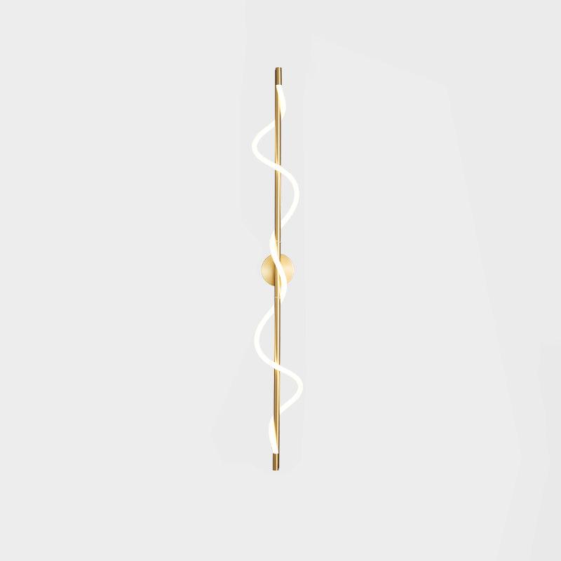 Adjustable Flexible Linear Wall Lamp with Dimmable LED and Modern Desi