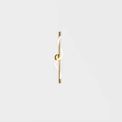 Adjustable Flexible Linear Wall Lamp with Dimmable LED and Modern Desi
