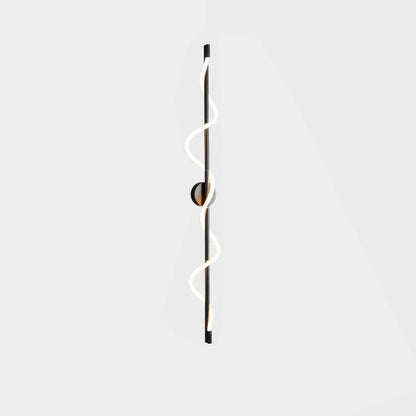 Adjustable Flexible Linear Wall Lamp with Dimmable LED and Modern Desi