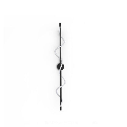 Adjustable Flexible Linear Wall Lamp with Dimmable LED and Modern Desi