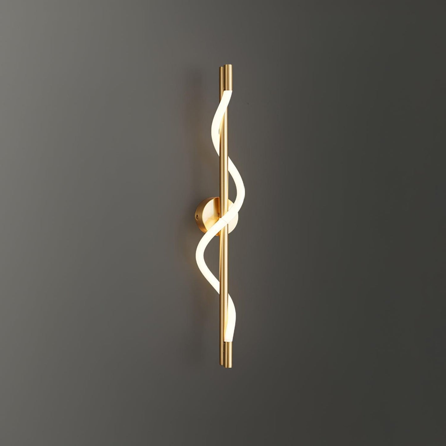 Adjustable Flexible Linear Wall Lamp with Dimmable LED and Modern Desi