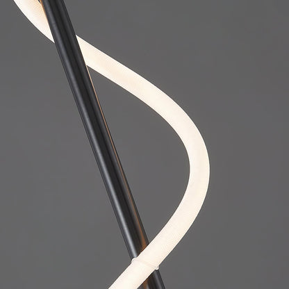 Adjustable Flexible Linear Wall Lamp with Dimmable LED and Modern Desi