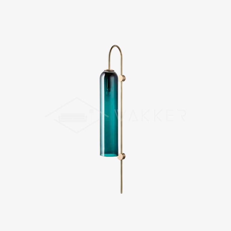 Sleek Modern Glass Wall Lamp with Adjustable Brightness & Energy Effic