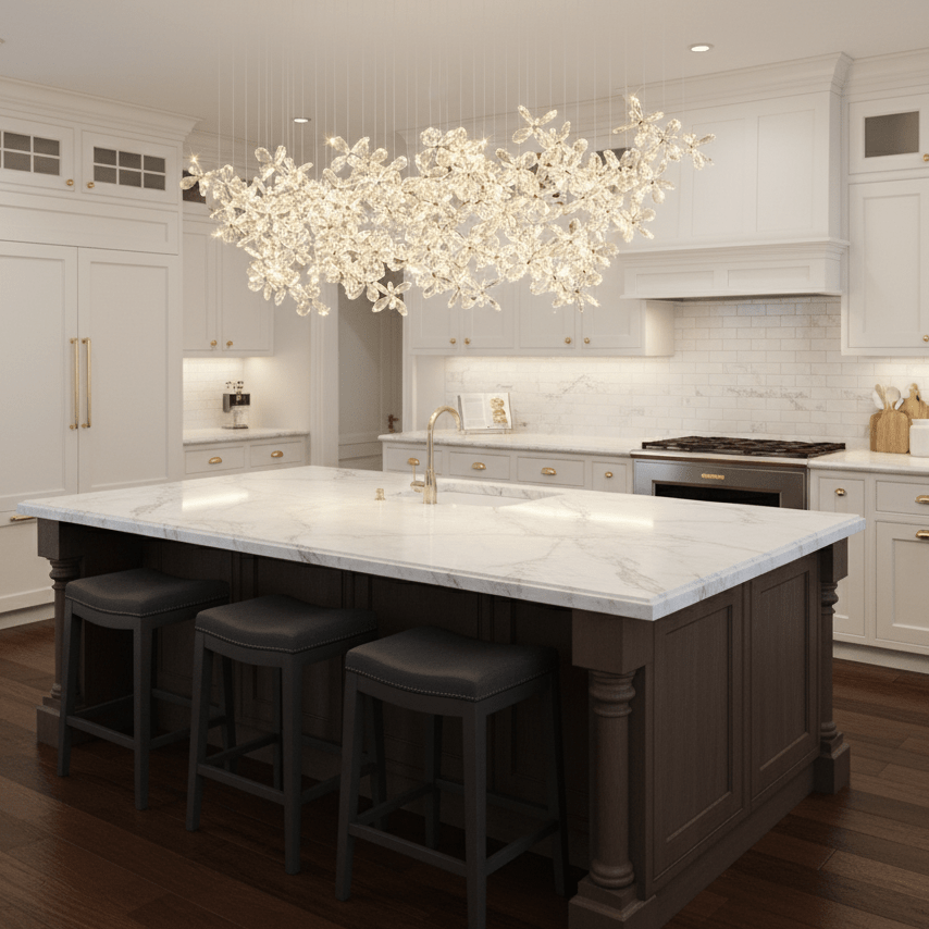 Elegant Floating Butterfly Chandelier with Adjustable Light and Remote