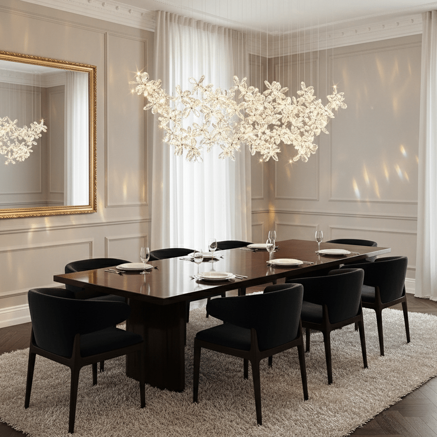 Elegant Floating Butterfly Chandelier with Adjustable Light and Remote