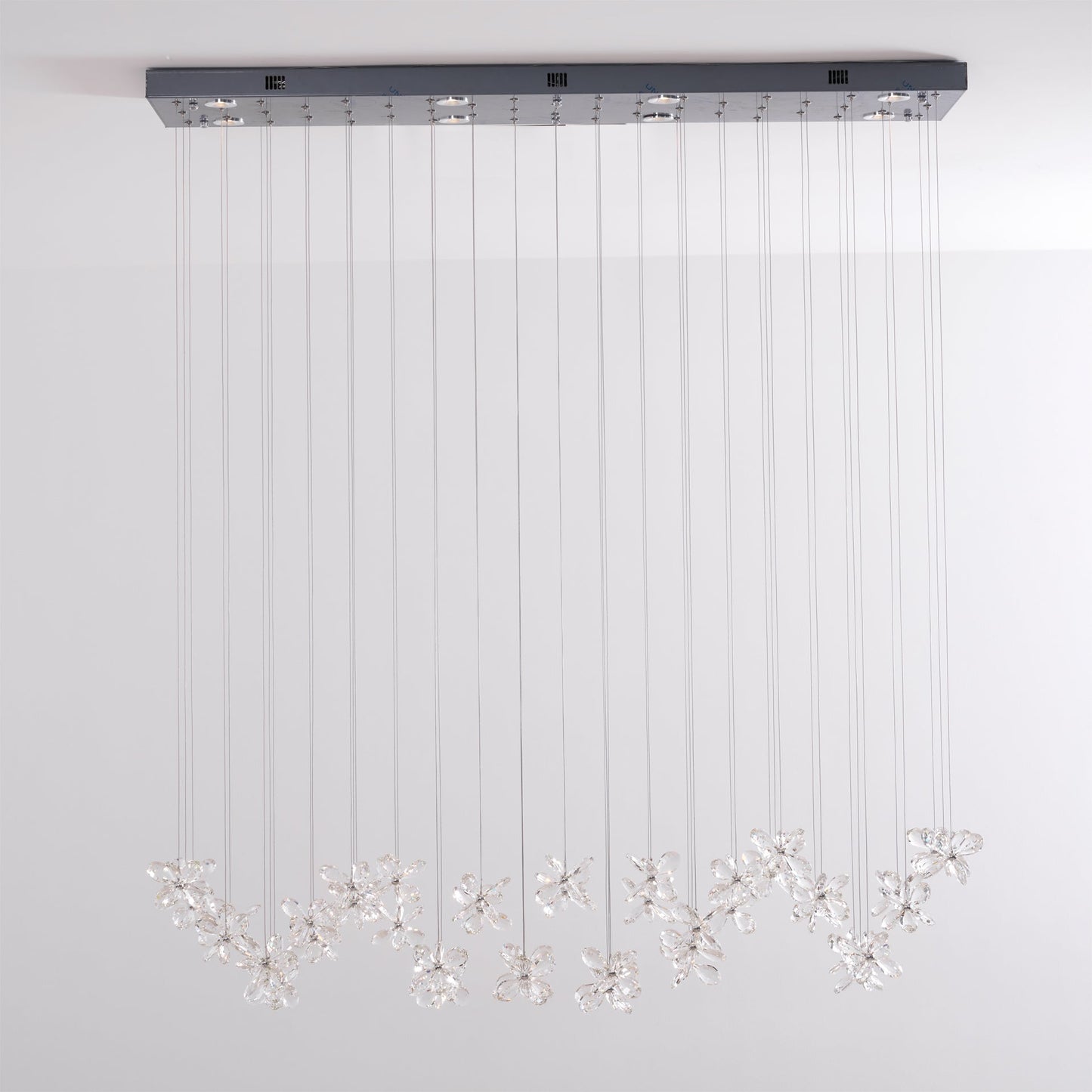 Elegant Floating Butterfly Chandelier with Adjustable Light and Remote