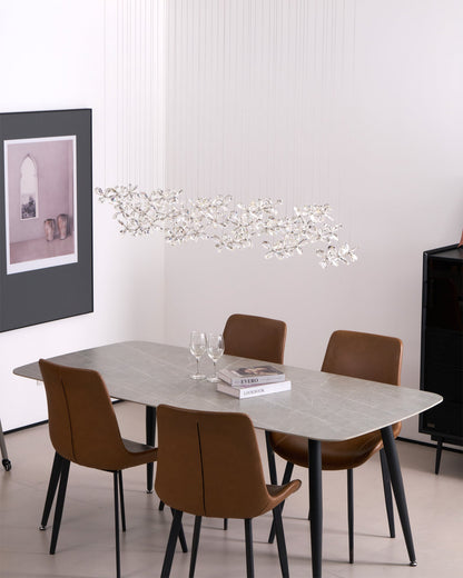 Elegant Floating Butterfly Chandelier with Adjustable Light and Remote