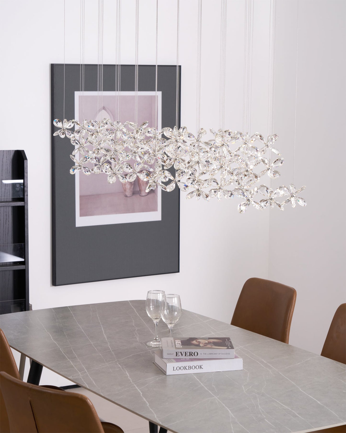Elegant Floating Butterfly Chandelier with Adjustable Light and Remote