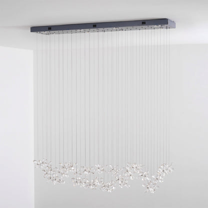 Elegant Floating Butterfly Chandelier with Adjustable Light and Remote