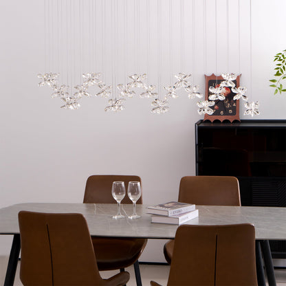 Elegant Floating Butterfly Chandelier with Adjustable Light and Remote