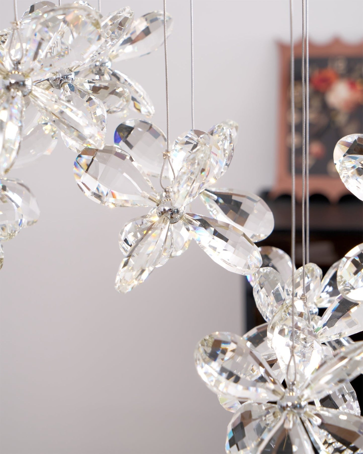 Elegant Floating Butterfly Chandelier with Adjustable Light and Remote
