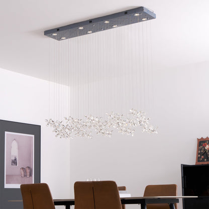 Elegant Floating Butterfly Chandelier with Adjustable Light and Remote