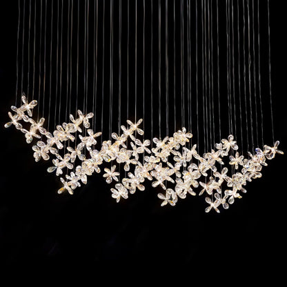Elegant Floating Butterfly Chandelier with Adjustable Light and Remote