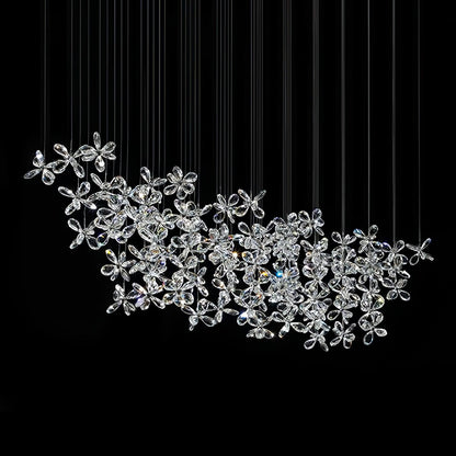 Elegant Floating Butterfly Chandelier with Adjustable Light and Remote