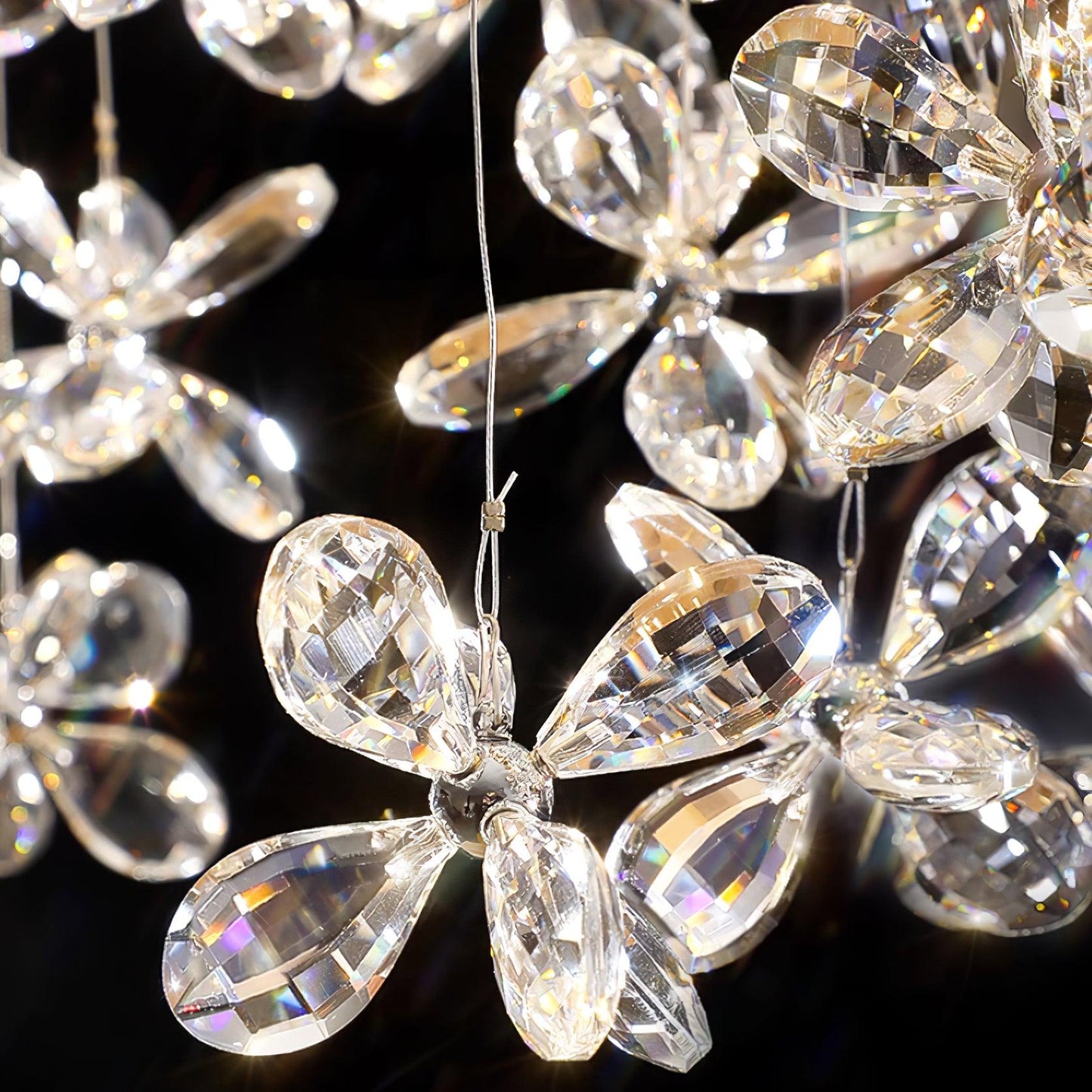 Elegant Floating Butterfly Chandelier with Adjustable Light and Remote