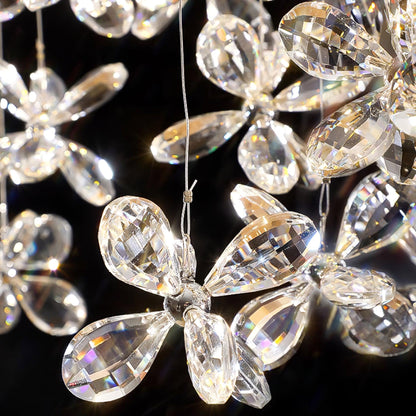 Elegant Floating Butterfly Chandelier with Adjustable Light and Remote