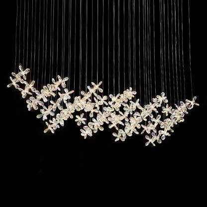 Elegant Floating Butterfly Chandelier with Adjustable Light and Remote
