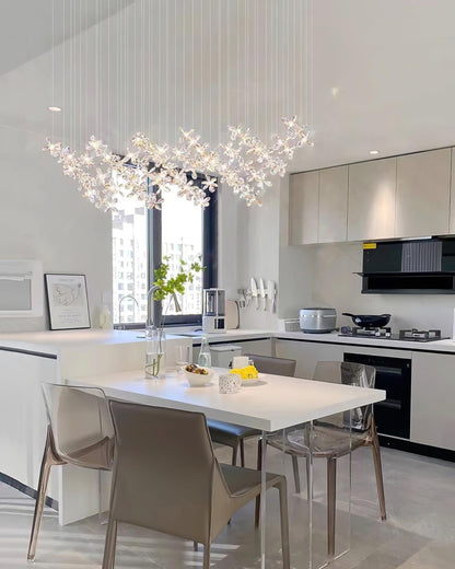 Elegant Floating Butterfly Chandelier with Adjustable Light and Remote