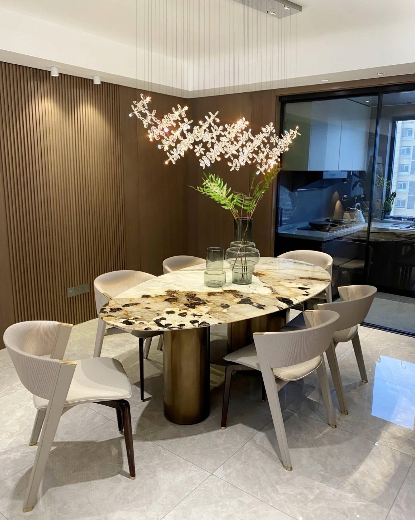 Elegant Floating Butterfly Chandelier with Adjustable Light and Remote