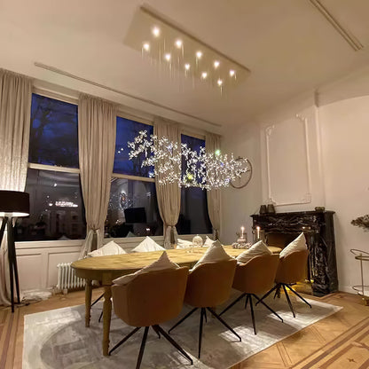 Elegant Floating Butterfly Chandelier with Adjustable Light and Remote