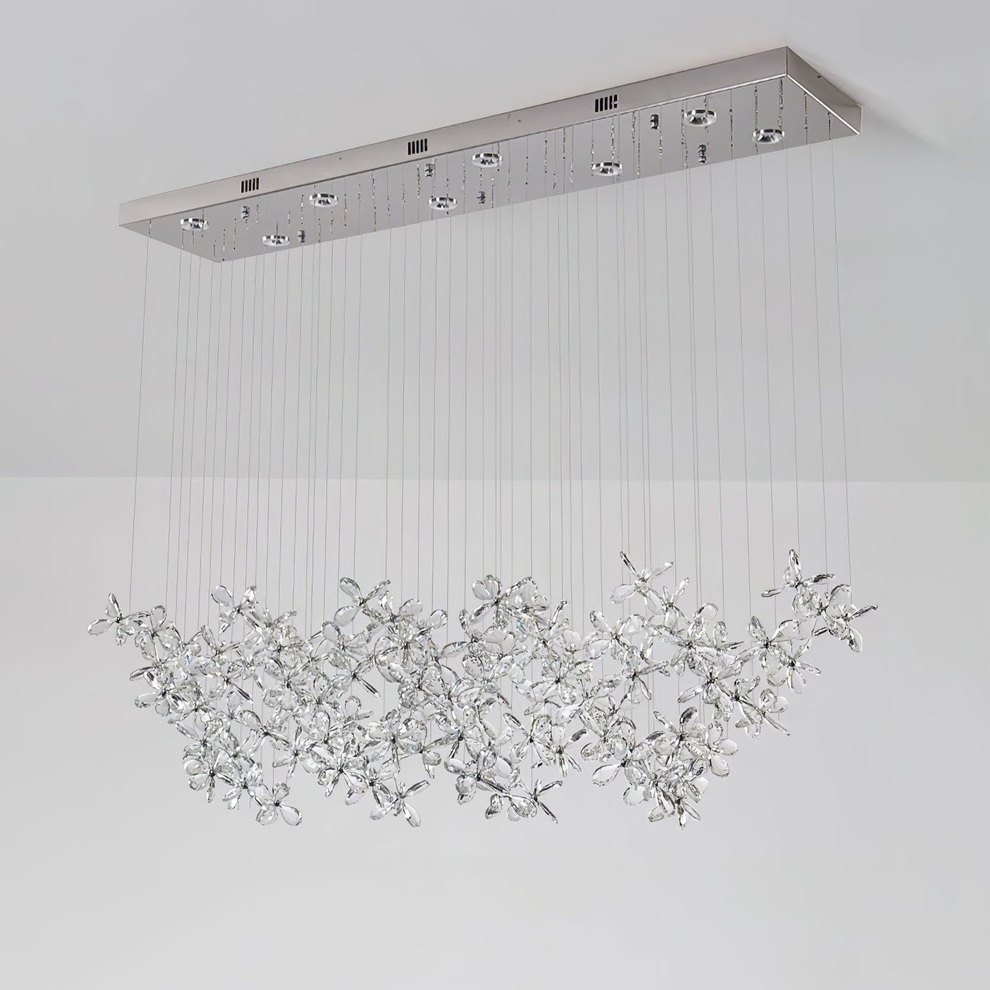 Elegant Floating Butterfly Chandelier with Adjustable Light and Remote